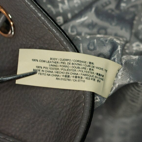 Kate Spade Mulberry Street Breezy Pebbled Leather Backpack in Gray
